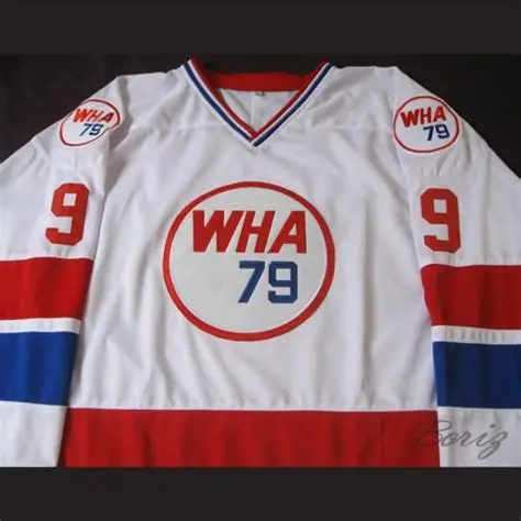 

1979 WHA All Star #9 Gordie Howe mens Hockey Jersey Embroidery Stitched Customize any number and name