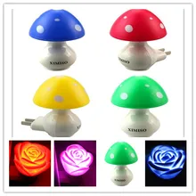 10 шт. модный праздничный светодиодный светильник с розовыми цветами/грибами, светодиодный ночник, подарок на свадьбу, вечерние, рождественские украшения