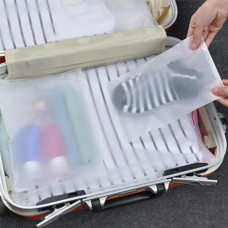 

2Pcs Portable Thicken EVA Cosmetic Bag Toiletry Wet Clothes Underwear Hanging Storage Pouch Organizer Bag