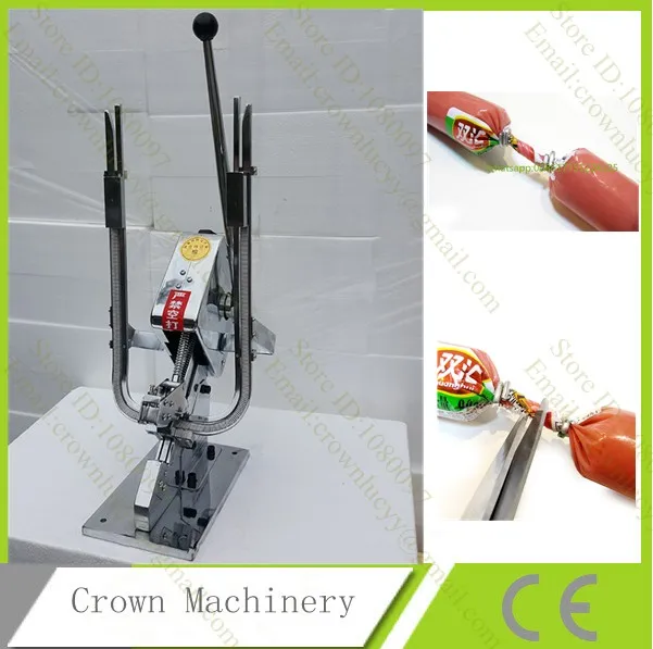 

U Shape503/506/508 Double sausage clipper clipping machine