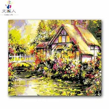 Пейзажи строительство завода Томас Холст Картина маслом по номерам рисунок раскраска Настенная картина номер для гостиной hoom Декор