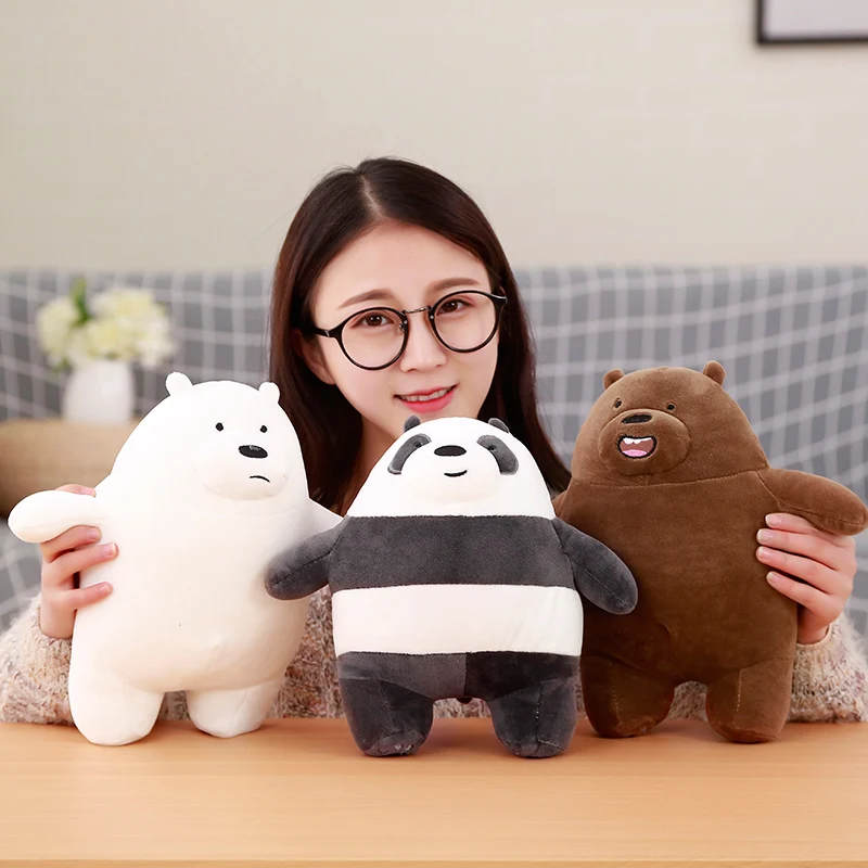 1 шт. 30 см милые животные мультфильм Мы Голые Медведи панда Характер Плюшевые игрушки вещи куклы Подарки для детей