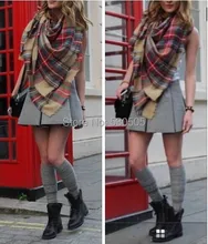 Tartan Scarf Plaid Scarf New Designer Unisex Acrylic Basic Shawls Women s Scarves Big Size you