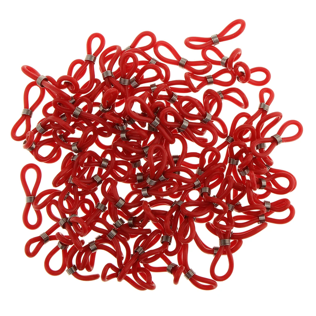 

100piece Colorful Eyeglass Cord Adjustable End Glasses Holder Silicagel Glasses Neck Strap String Rope Band New Arrival