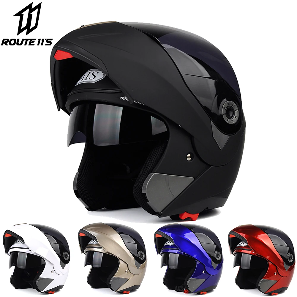 

Motorcycle Helmet Full Face Motobiker Helmet With Inner Sun Visor Motorcycle Modular Motocross Flip Up Helmets Capacete Casco