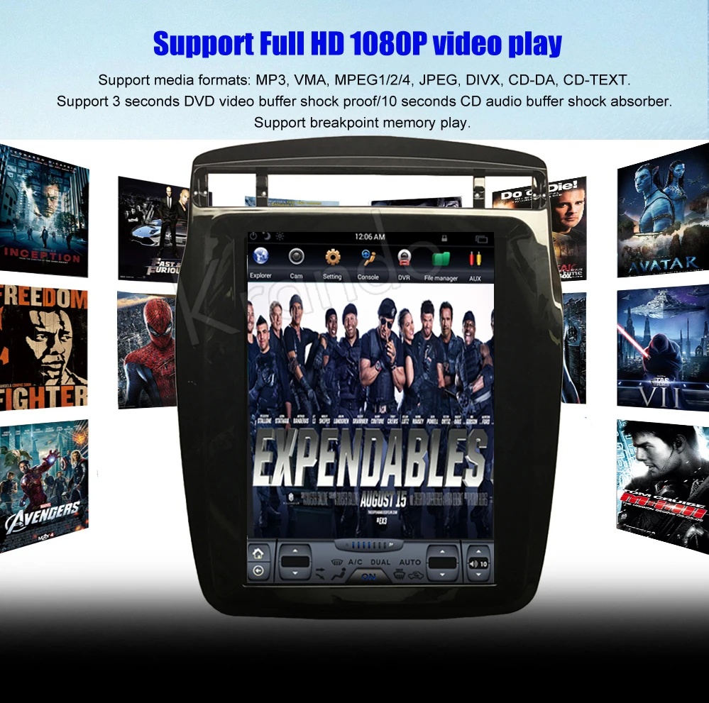 Perfect Krando Android 8.1 10.4" Vertical screen car audio radio player for VW Volkswagen touareg 2010-2017 navigation multimedia system 5 Perfect Krando Android 8.1 10.4" Vertical screen car audio radio player for VW Volkswagen touareg 2010-2017 navigation multimedia system 5
