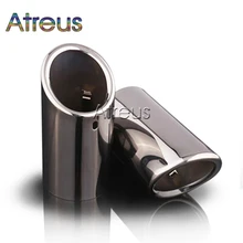 Stainless Steel Car exhaust muffler pipe tip cover For Volkswagen VW Passat CC Tiguan 1.8T 2.0T TSI 2011 – 2015 Accessories