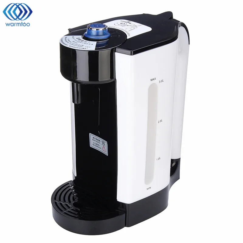 Best 3L Electric Water Boiler Instant Heating Electric Kettle Water Dispenser Adjustable Temperature Coffee Tea Maker Office 2000W