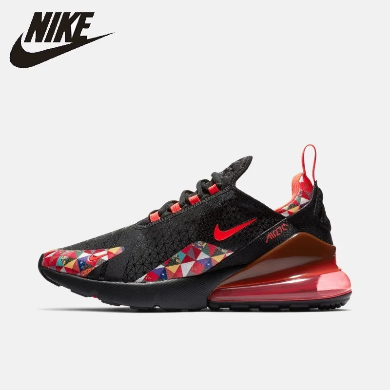 

NIKE AIR MAX 270 New Arrival Men Running Shoes Air Cushion Outdoor Sports Travel Shock Absorption Sneakers #AH8050