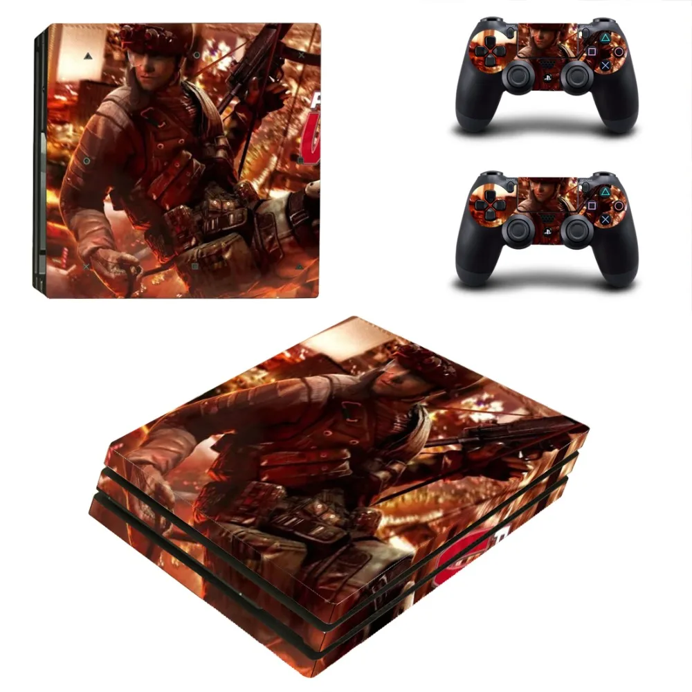 Радужная шестиугольная наклейка PS4 Pro наклейки для консоли Sony PlayStation 4 и 2
