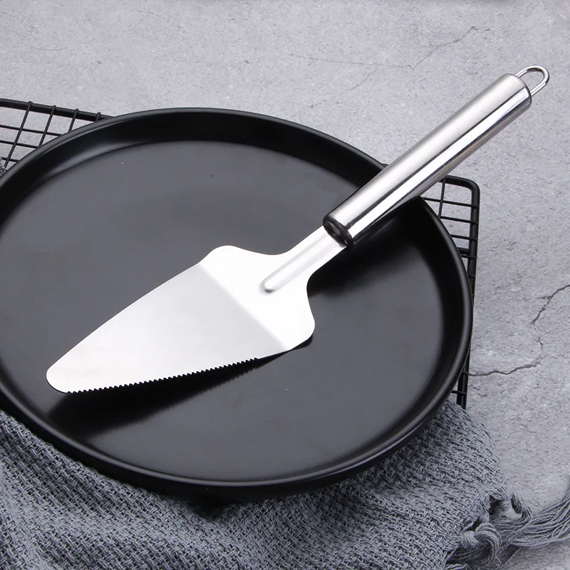 

Stainless Steel Pizza Shovel Cake Butter Cheese Cutter Kitchen Dessert Food Server Ice Cream Turner Divider Pastry Tool