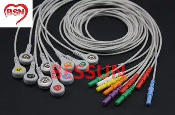 

DIN holter 10ld ecg cable AHA SNAP