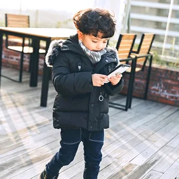 

2020 student baby girl coat with fur hood wool zipper jacket red winter autumn fall 2 3 4 5 6 7 years old clothing wholesale