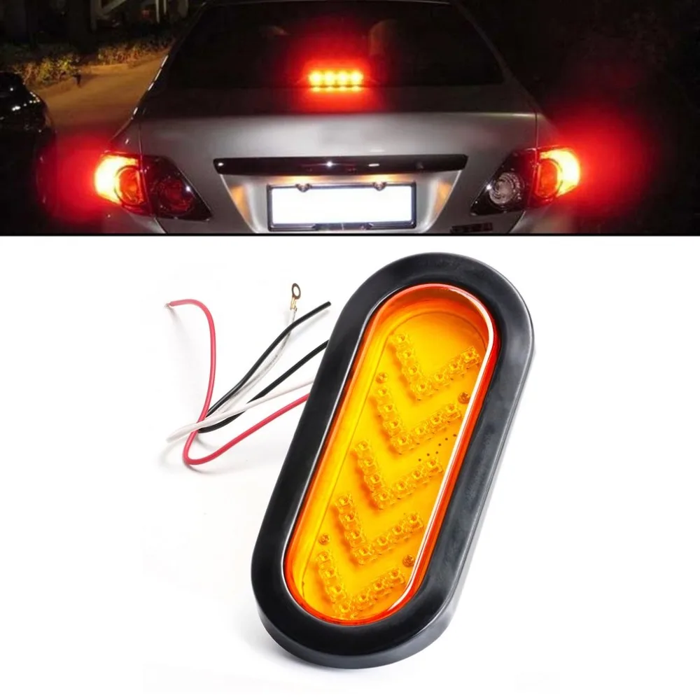 2PCS 35 LED Tail Lights Arrows Lamp Indicator Brake Turning Signal