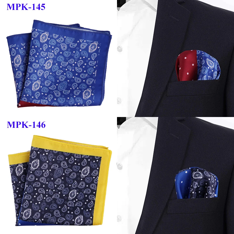 Портной Смит стиль Hankies Яркие Красочные Пейсли карманные квадратные винтажные Платки Шарфы мужские карманные модные аксессуары