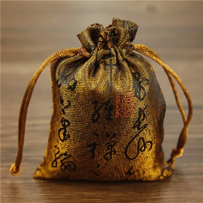 Дешевые китайские слова маленькие упаковочные мешочки для подарочные пакеты для украшений шнурок шелковый атласный браслет для хранения Карманный ремесло Саше