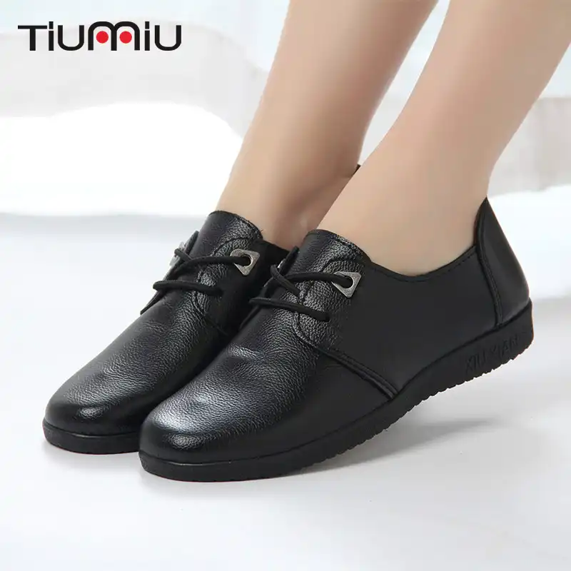 black non slip waitress shoes