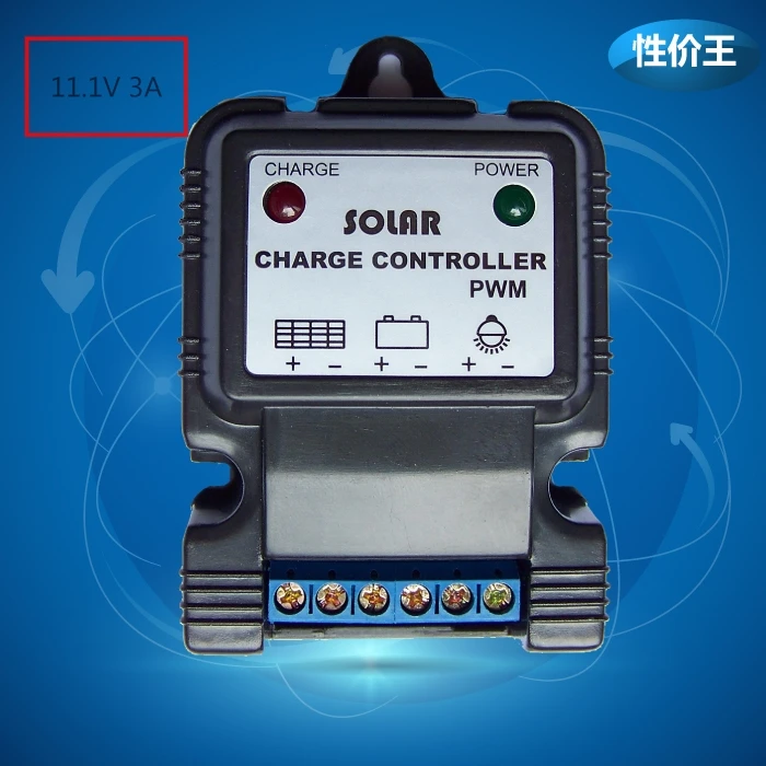 

3A 11.1V Solar IMC PWM Panel 3A Charge Battery Controller Control Regulator Solar Chargers Power System