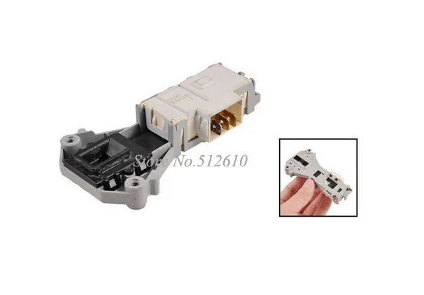 

AC 120-240V Plastic Door Lock Interlock for Washing Machine Gray