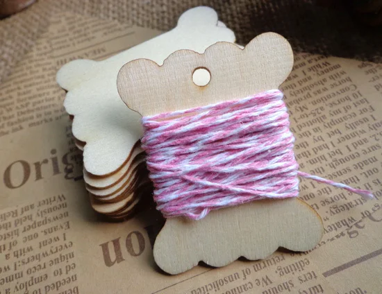 100 шт. деревянные резьбовые ленты ZAKKA 54 х41 мм|for party|decoration for partywooden tags |