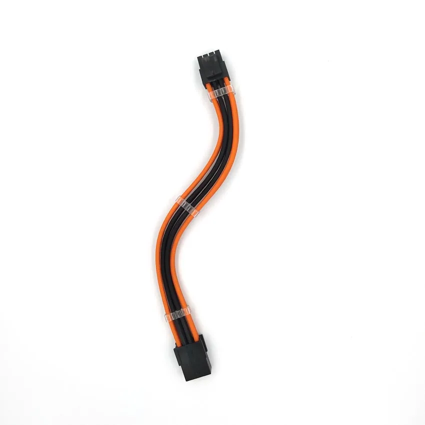 CPU_8Pin_Orange_Black_extension_cable