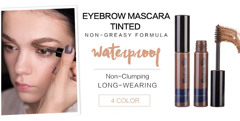 IMAGIC Professional Eyebrow Gel 6 Colors High Tint Makeup Brown Eyebrow Gel With Brow