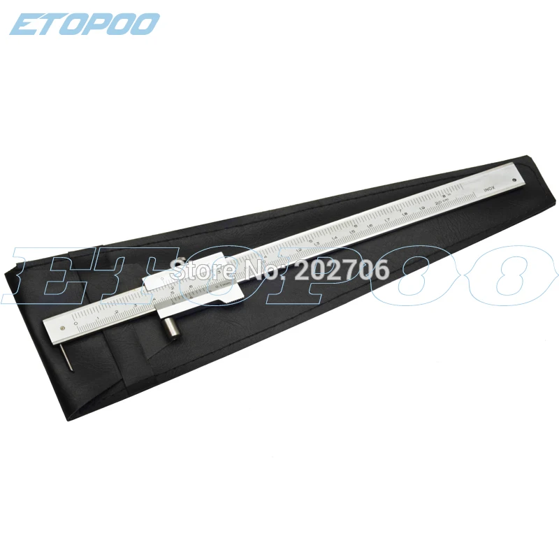 

0-400mm Marking Vernier Caliper Carbide Scriber Parallel Marking Gauging Ruler Marking Measuring Parallel Crossed Caliper Tool