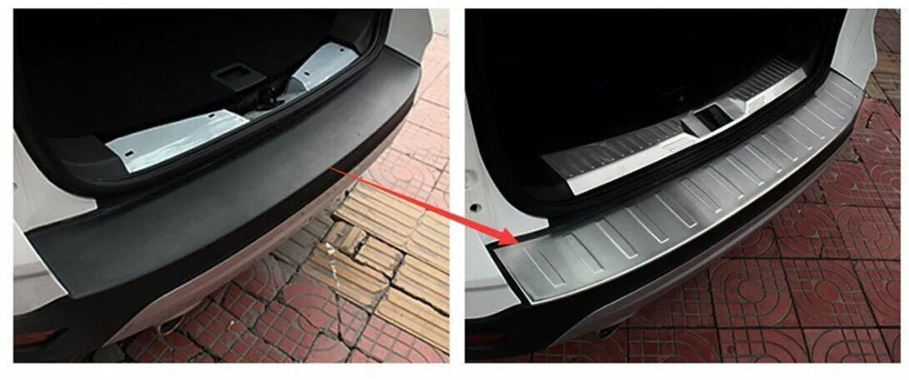 For Ford Escape Kuga 2013- Rear Bumper Protector Deck Panel Trim Cover Guard