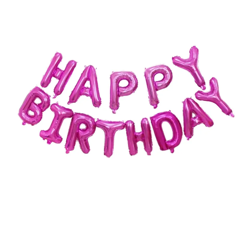 Happy Birthday - Födelsedagsfolieballonger - Lila