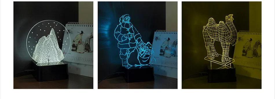 3d Nightlight for Ganesh LED RGB Touch Table Lamp (8)