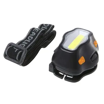 

3Modes Portable LED Headlamp Working Light With Adjustable Head Strips Battery Powered Outdoor Strobe Emergency Flashlight
