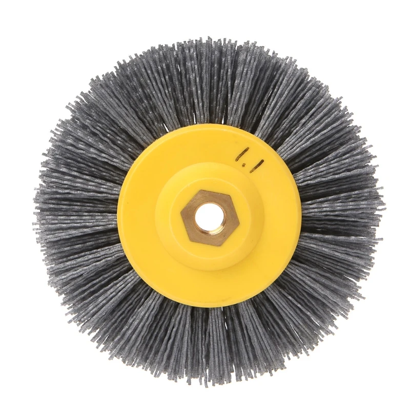 1 piece 150*40mm * M14 Abrasive Wire Antiquing Polishing Brush Wheel for Wood Furniture Stone Grind