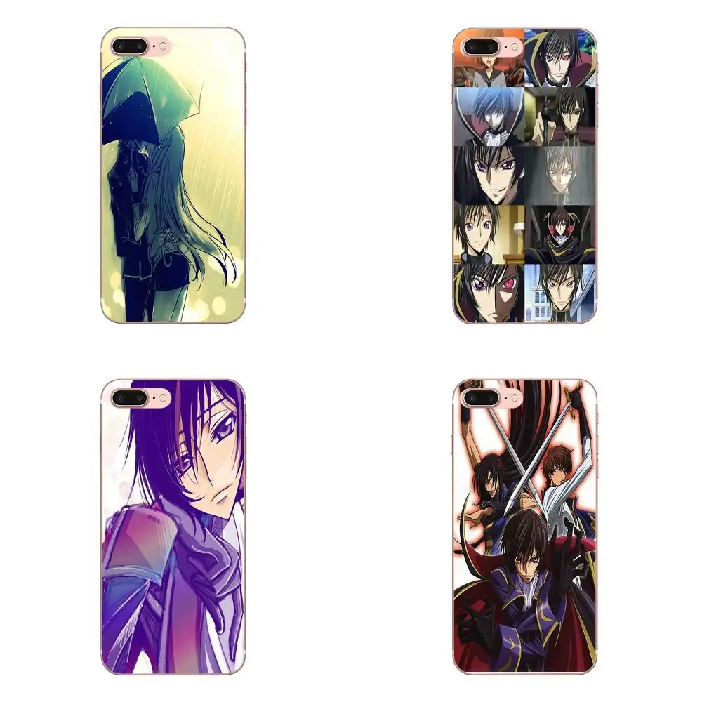 

Soft TPU Mobile Phone Cases For Samsung Galaxy Note 5 8 9 S3 S4 S5 S6 S7 S8 S9 S10 mini Edge Plus Lite Code Geass Lelouch