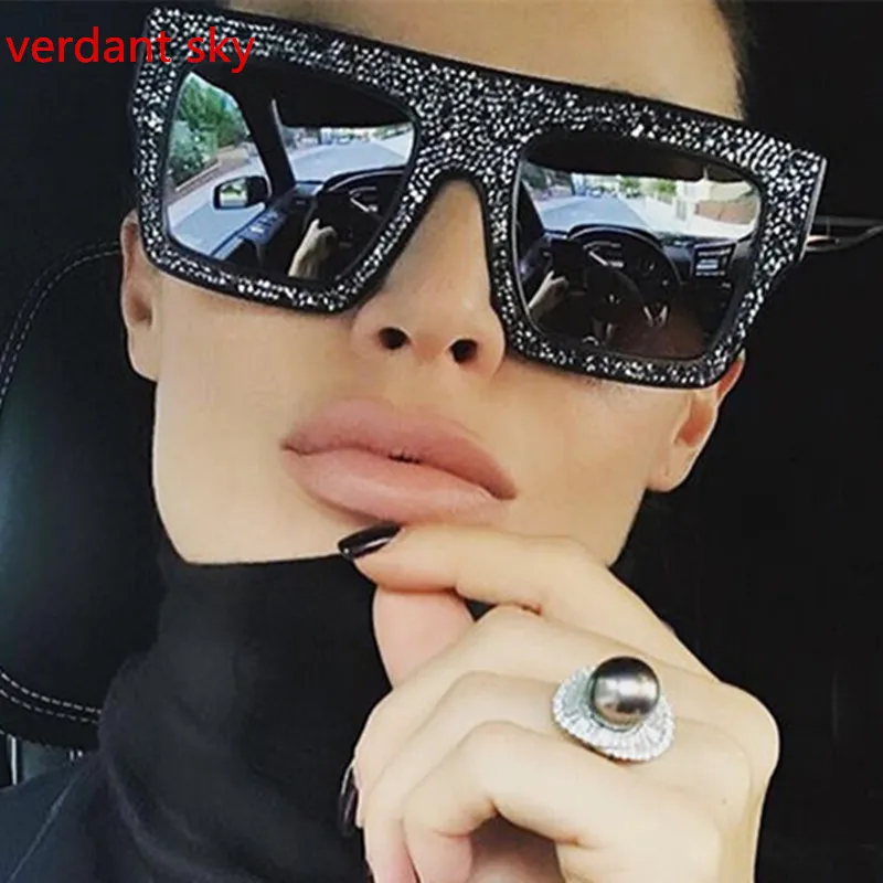 

2017 Uv400 large square frame sunglasses male luxury mens sun glasses famous brands matte black clear frame gafas de hombre