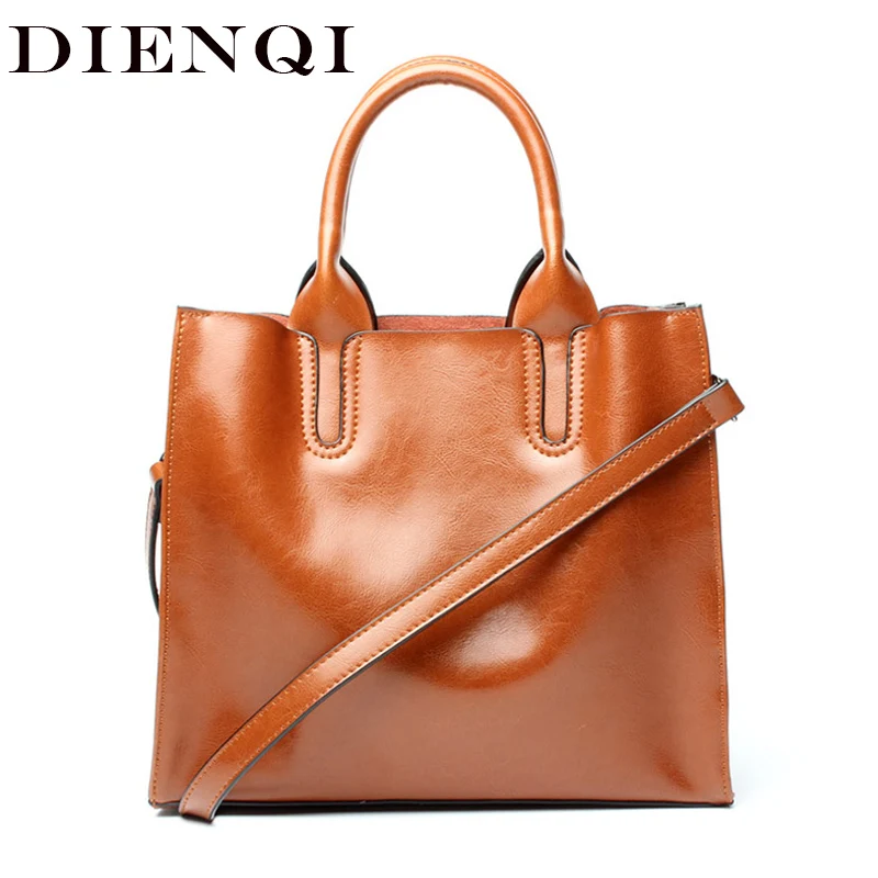 DIENQI الفاخرة جلد طبيعي حقيبة المرأة مصمم حقائب جلدية عالية الجودة الإناث الأعلى مقبض حقائب السيدات اليد حقيبة حمل 2018 DIENQI الفاخرة جلد طبيعي حقيبة المرأة مصمم حقائب جلدية عالية الجودة الإناث الأعلى مقبض حقائب السيدات اليد حقيبة حمل 2018