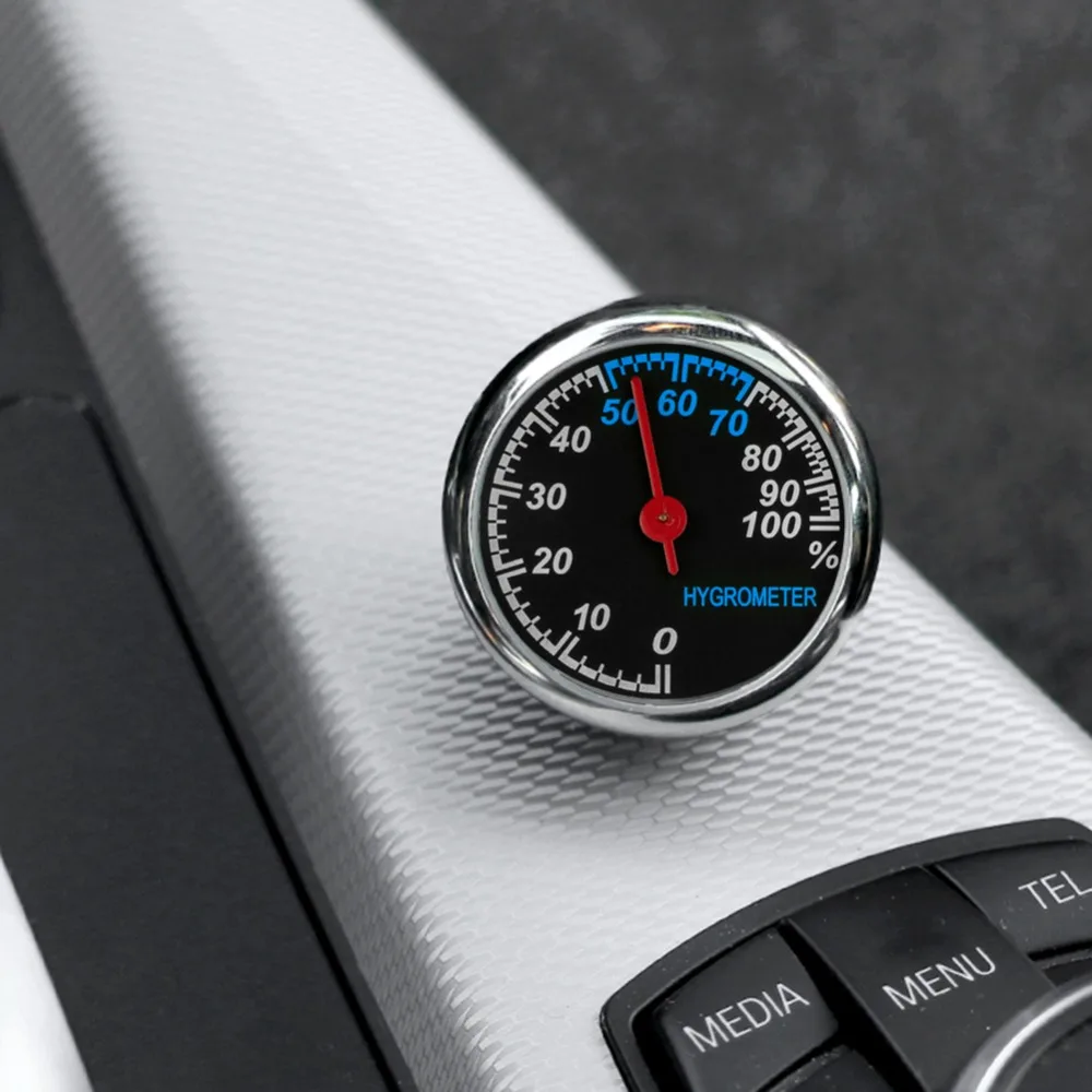 Автомобильный цифровой автомобильный термометр гигрометр прочный легкий вес часы в автомобиль электронные часы автомобильные аксессуары#290812