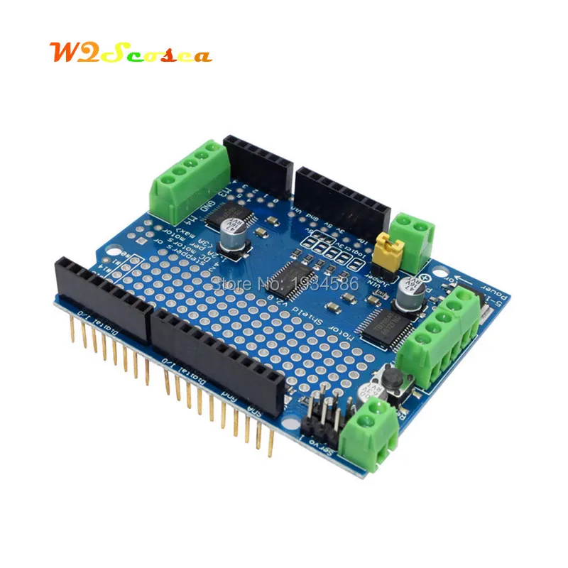 IIC I2C TB6612 Mosfet шаговый двигатель PCA9685 ШИМ Серводвигатель щит V2 для Arduino робота PWM Uno