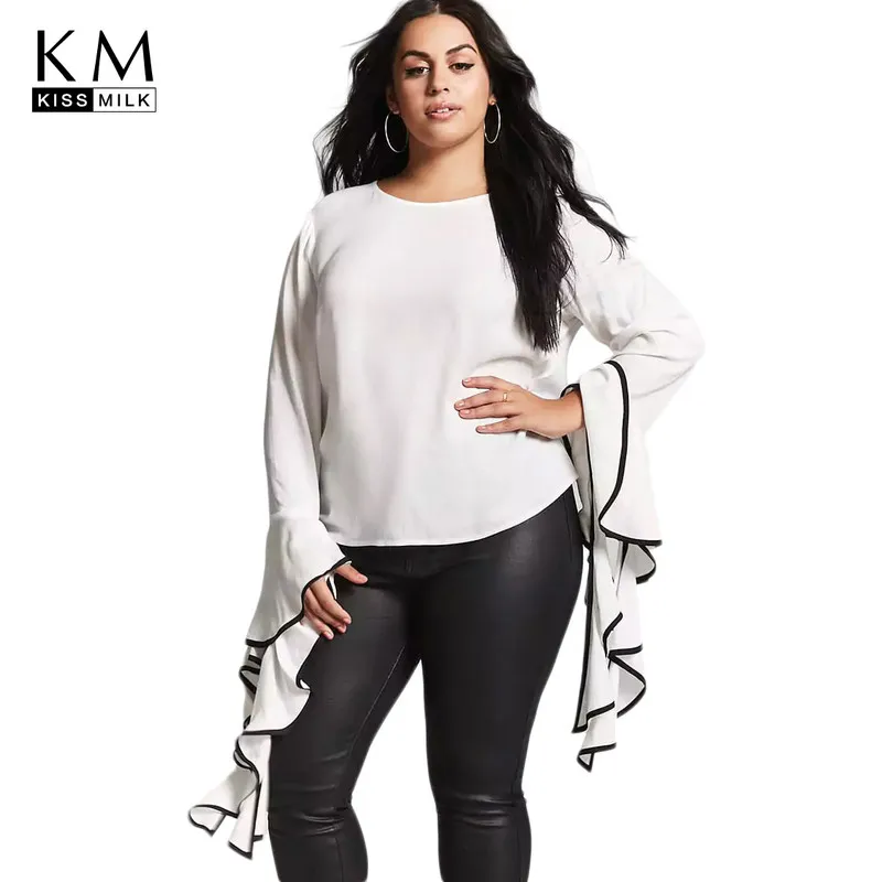plus size western style fashion loose long flare sleeve 3XL 7XL large
