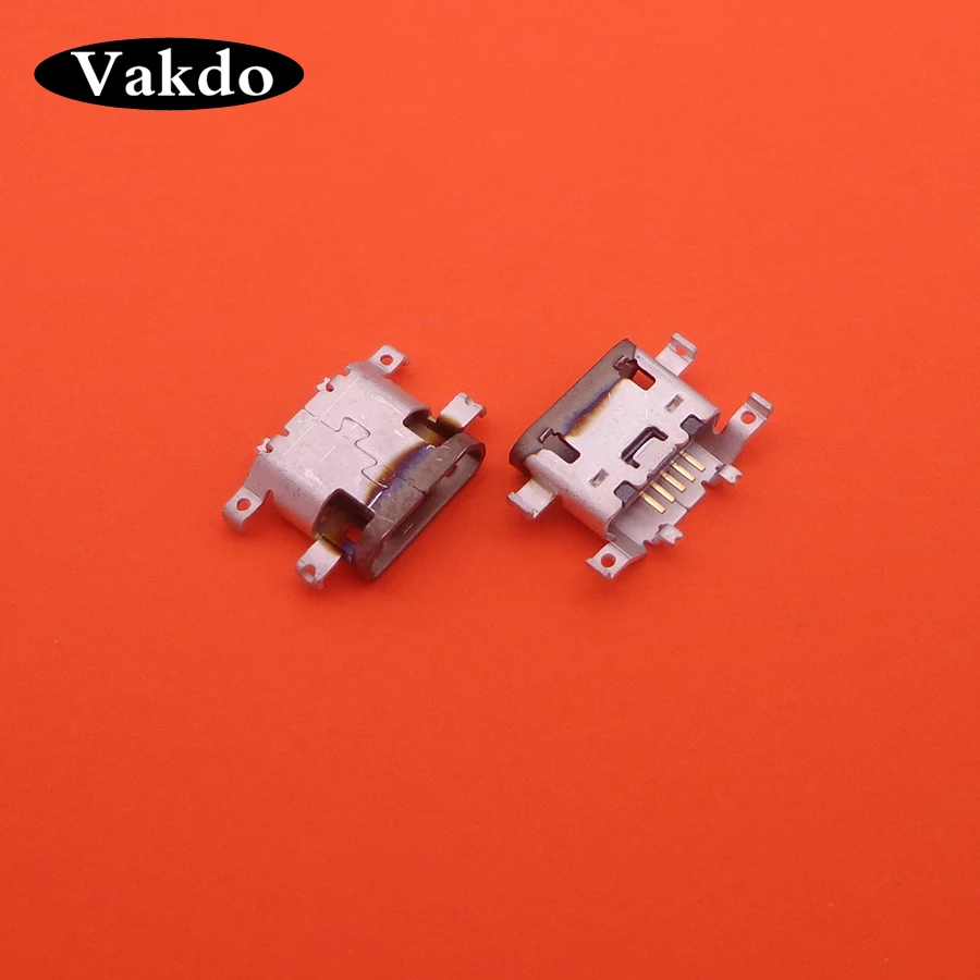 100 шт. Micro mini USB разъем для зарядки замены Запасные детали док станции Motorola Moto g4 G4