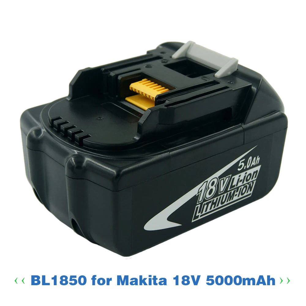 

New Replacement 5000mah 18V 5.0 Ah Lithium Power tools battery For Makita 18V BL1840 BL1850 LXT400 194230-4 BL1815 BL1830