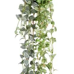 80 см популярный с изображением сердца, листков домашний декор, зеленый растение Плющ лист искусственный цветок пластиковое украшение из