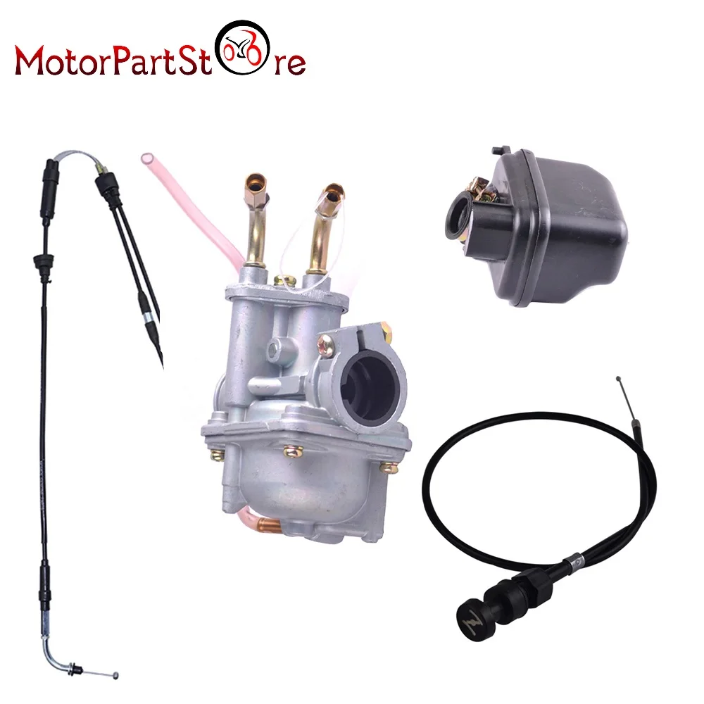 PW50 Carburetor Air Filter Cleanner Box Housing and Throttle Choke