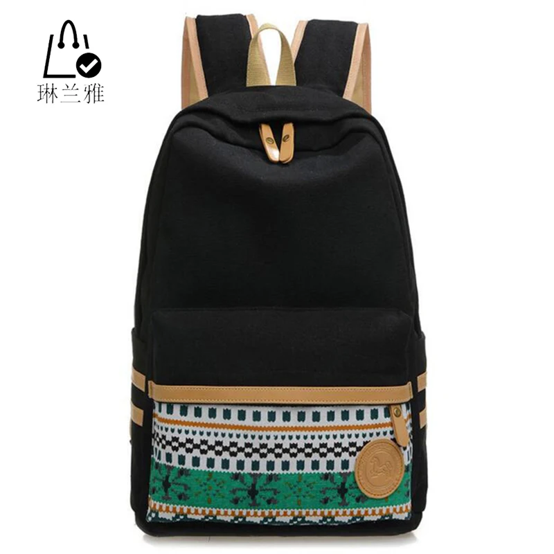 LINLANYA Teenagers Unisex Leisure travel bag package Women high-capacity School bags Preppy Style college canvas backpack Z-285