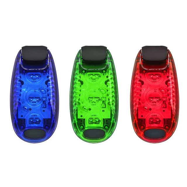 Cheap Cycling Bicycle Lights Bicycle Part Multi-function LED Safety Light Clip On Running Lights Reflective Gear Nighttime Cycling LED