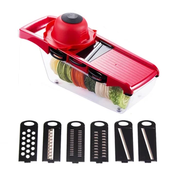 

Creative Slicer Vegetable Cutter with Stainless Steel Blade Manual Potato Peeler Carrot Grater Onion Dicer Kitchen Accessories