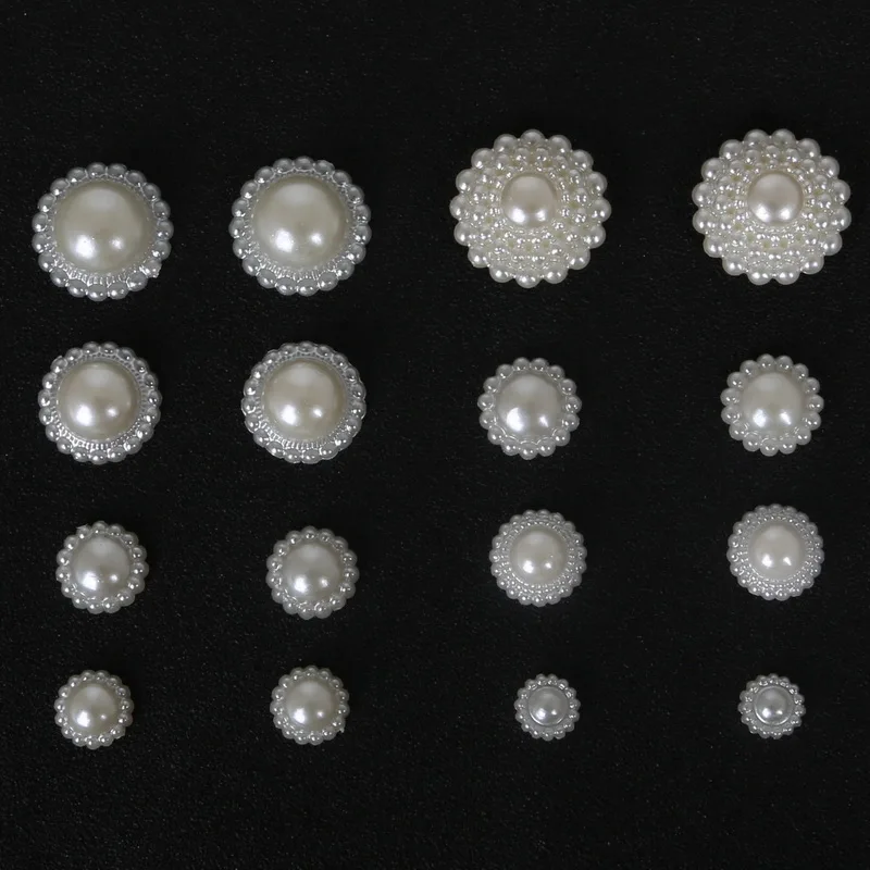 Promo Scrapbook-Beads Pearl-Craft Imitation-Pearl Flatback Half Round Diy-Decoration Ivory-Color p6WnQKMV