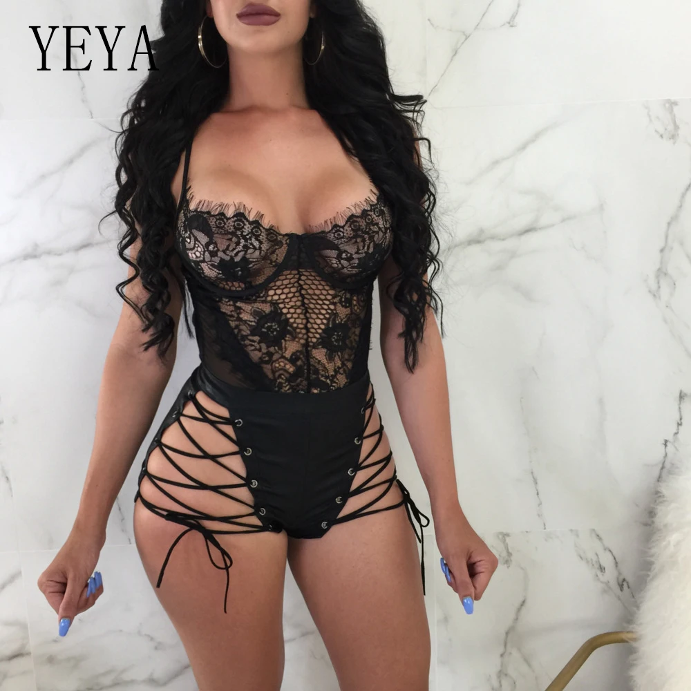 YEYA Gold High Waist PU Leather Shorts Women Lace Up Hollow Out Bodycon Bandage Short Pants Sexy Club Wear Short Trousers Summer YEYA Gold High Waist PU Leather Shorts Women Lace Up Hollow Out Bodycon Bandage Short Pants Sexy Club Wear Short Trousers Summer