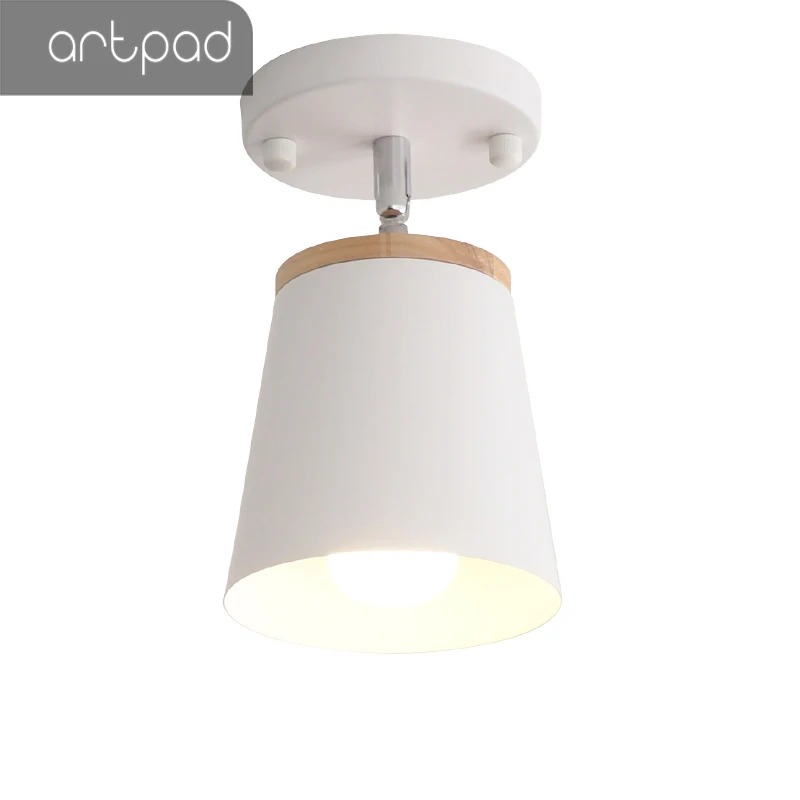 

Creative Warm Macaron Ceiling Light With 5W E27 Bulb,Surface Mounted Metal Ceiling Lamp Kitchen Bar Corridor Lighting Fixture