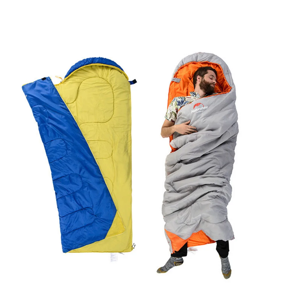 NatureHike camping sleeping bag ultralight cotton multifuntion portable outdoor travel hiking envelope sleeping Bag with hat NatureHike camping sleeping bag ultralight cotton multifuntion portable outdoor travel hiking envelope sleeping Bag with hat