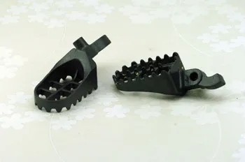 

Dirtbike Race Foot Pegs Footrest for 2000 2001 HONDA CR125 CR250 Black Steel